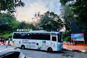 Phuket: Traslado en autobús del aeropuerto de Phuket a/desde la playa de Karon
