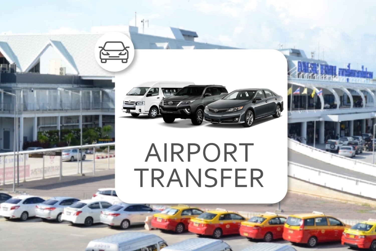 Phuket: Privat 1-veis flyplasstransport fra/til hotellet