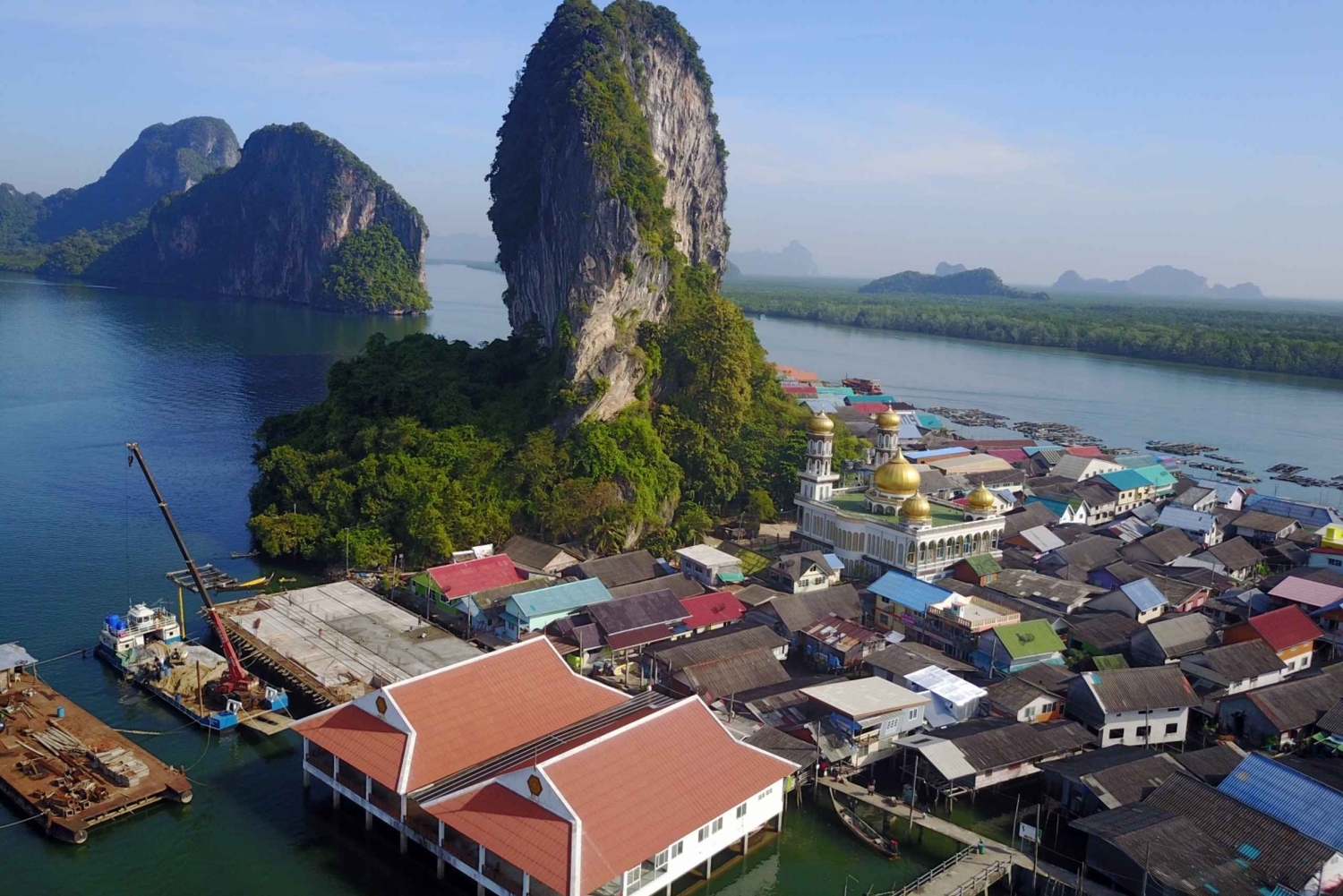 푸켓 제임스 본드 섬으로 가는 개인 보트 전세