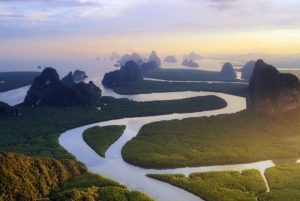 푸켓 제임스 본드 섬으로 가는 개인 보트 전세