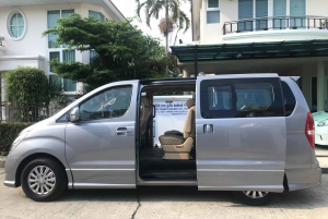 Phuket: Privat bil eller minibuss med förare