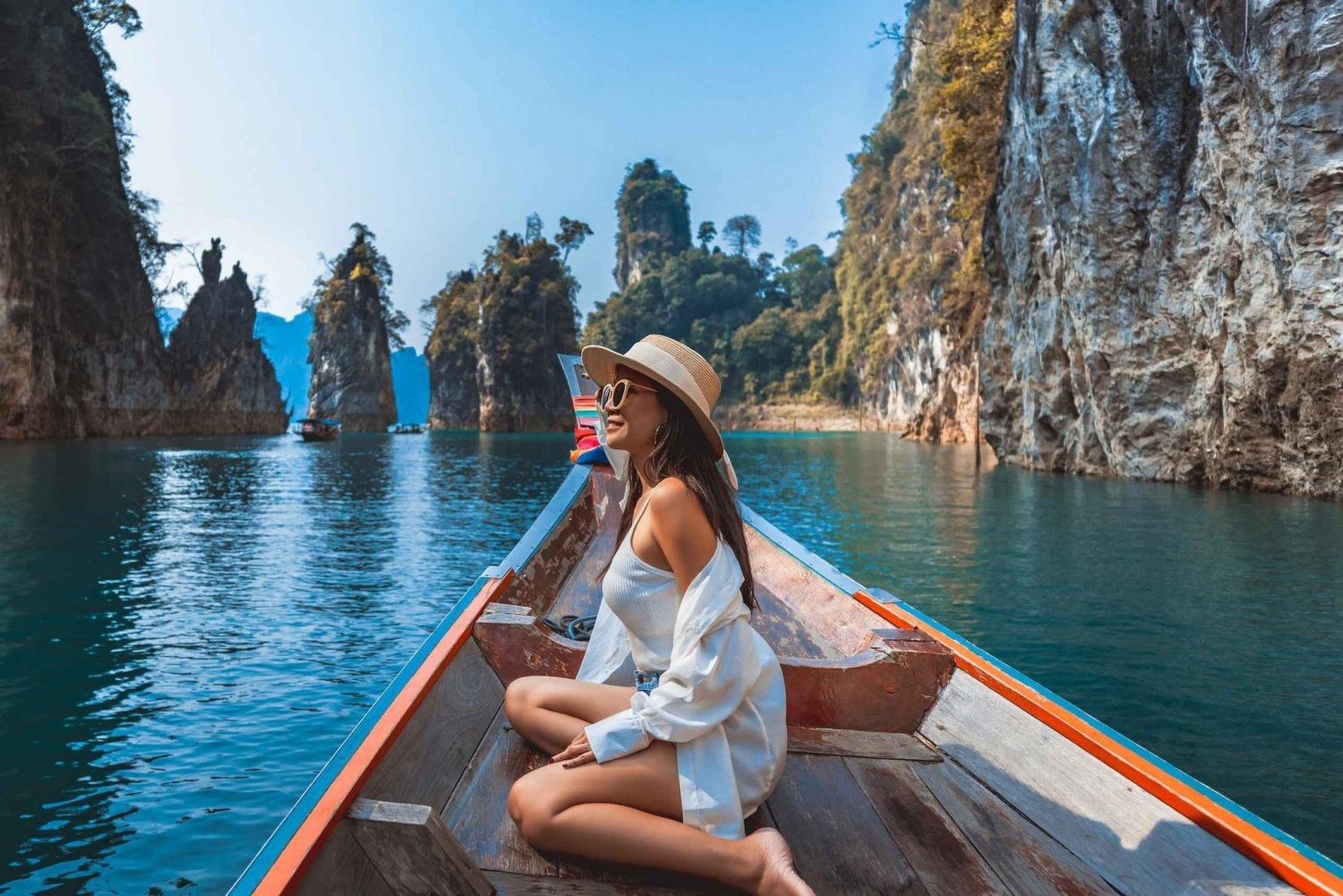 Phuket: Excursión de un día privada a Khao Sok con tour en barco de cola larga