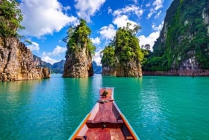 Desde Phuket: Excursión de un día en privado a Khao Sok con excursión Longtail