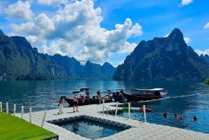 Desde Phuket: Excursión de un día en privado a Khao Sok con excursión Longtail