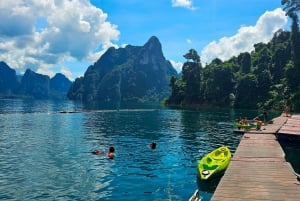 Desde Phuket: Excursión de un día en privado a Khao Sok con excursión Longtail