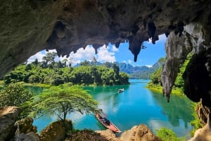 Desde Phuket: Excursión de un día en privado a Khao Sok con excursión Longtail