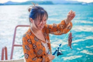 Phuket : Location d'un bateau de pêche privé et aventure de plongée en apnée