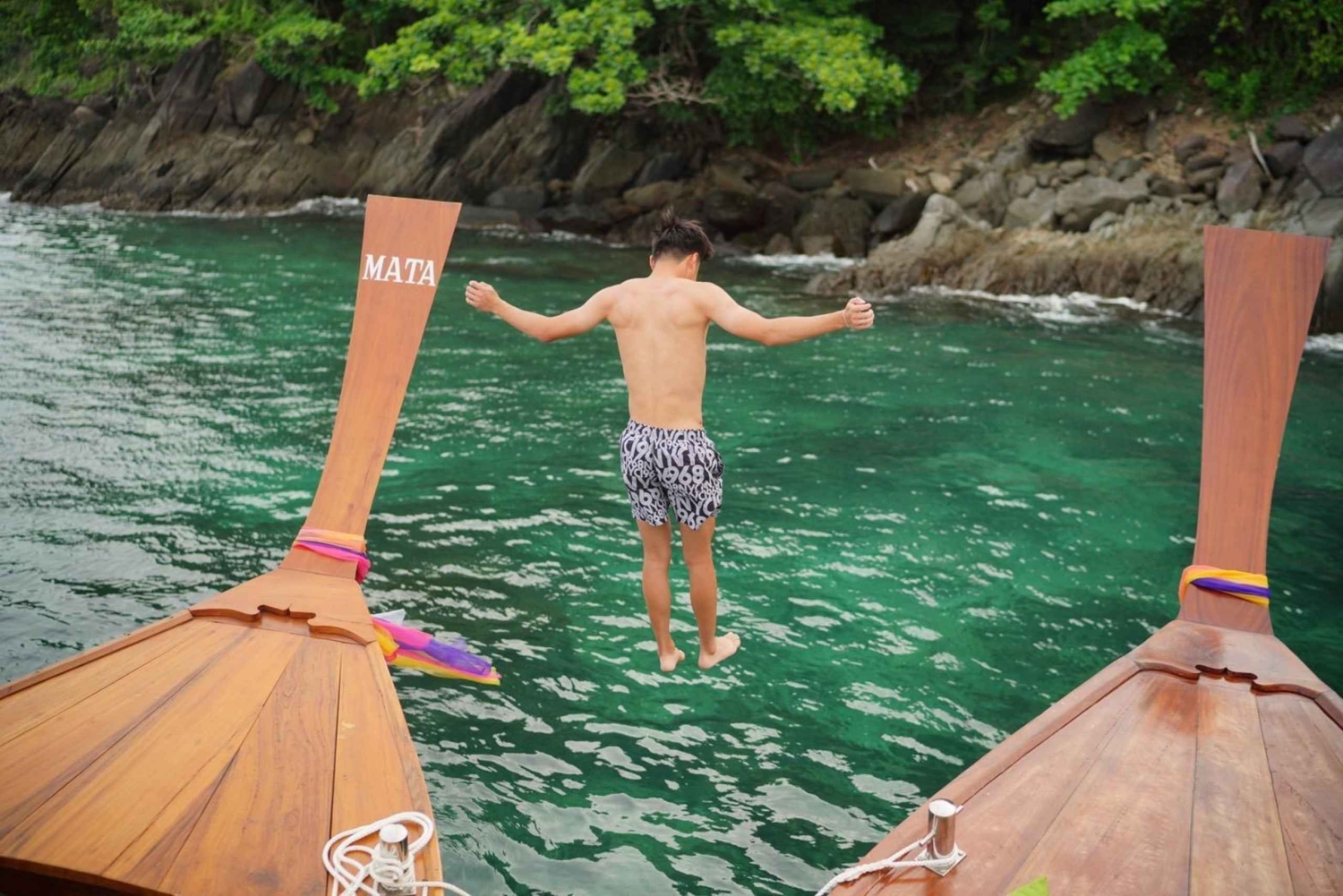 Phuket: Privat luksusbåd med lang hale Coral & Promthep Cape