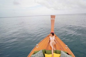 Phuket: Privat luksusbåt med lang hale til Raya og Coral