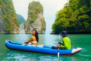 プーケットパンガー湾へのプライベート・ヴィンテージ・ボート・トリップ