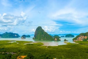 プーケットパンガー湾へのプライベート・ヴィンテージ・ボート・トリップ