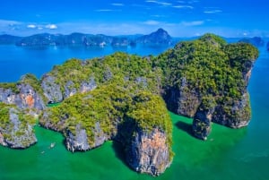 プーケットパンガー湾へのプライベート・ヴィンテージ・ボート・トリップ