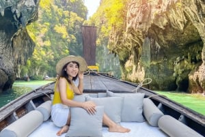Phuket: crociera privata al tramonto su un longtail boat di lusso
