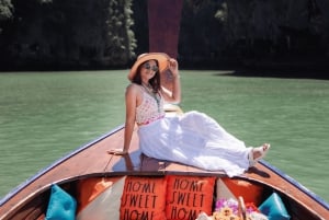 Phuket: crociera privata al tramonto su un longtail boat di lusso