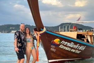 Phuket: crociera privata al tramonto su un longtail boat di lusso