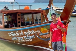 Phuket: crociera privata al tramonto su un longtail boat di lusso