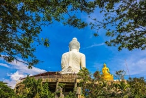 Phuket: PromthepCape, svømmetur Ya-Nui Beach, Buddha, Chalong Temple
