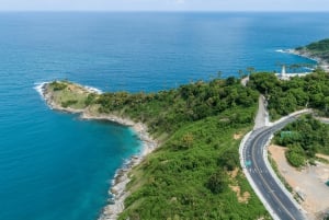 Phuket: PromthepCape, svømmetur Ya-Nui Beach, Buddha, Chalong Temple