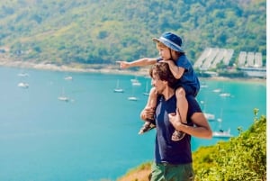 Phuket: PromthepCape, svømmetur Ya-Nui Beach, Buddha, Chalong Temple