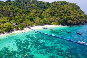 Phuket: Racha ja Banana Beach pikaveneellä lounaalla.