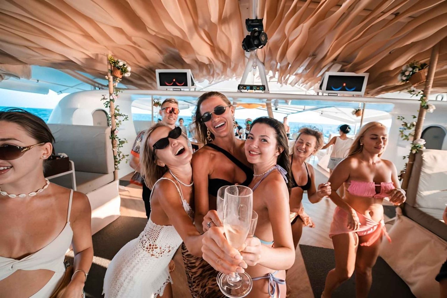 Phuket: Racha and Coral Island Catamaran Day Trip DJ Party