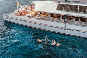 Phuket: Racha og Coral Island Catamaran-dagstur med DJ-fest