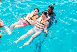 Phuket: Racha og Coral Island Catamaran-dagstur med DJ-fest