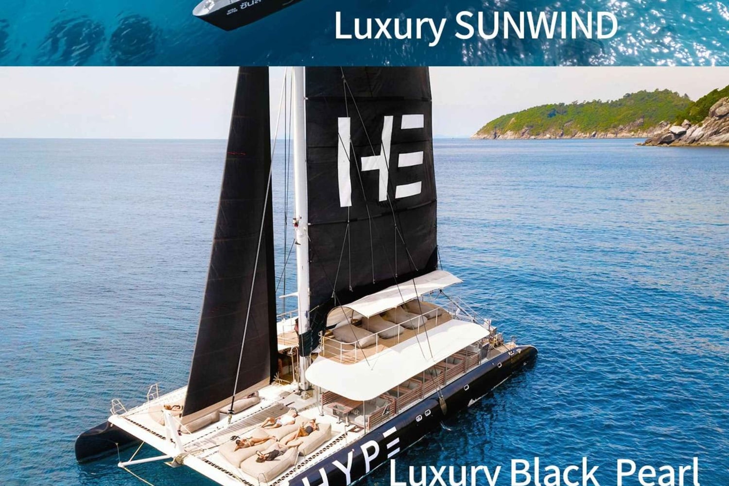 Phuket: Racha och Coral Island Sunset Catamaran Party Tour