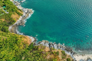 Phuket: Coral & Racha Islands dagstur med lyxkatamaran