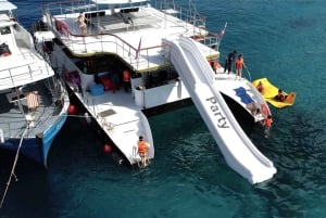 Phuket: Racha & Coral Island Catamarantocht met schuimfeest