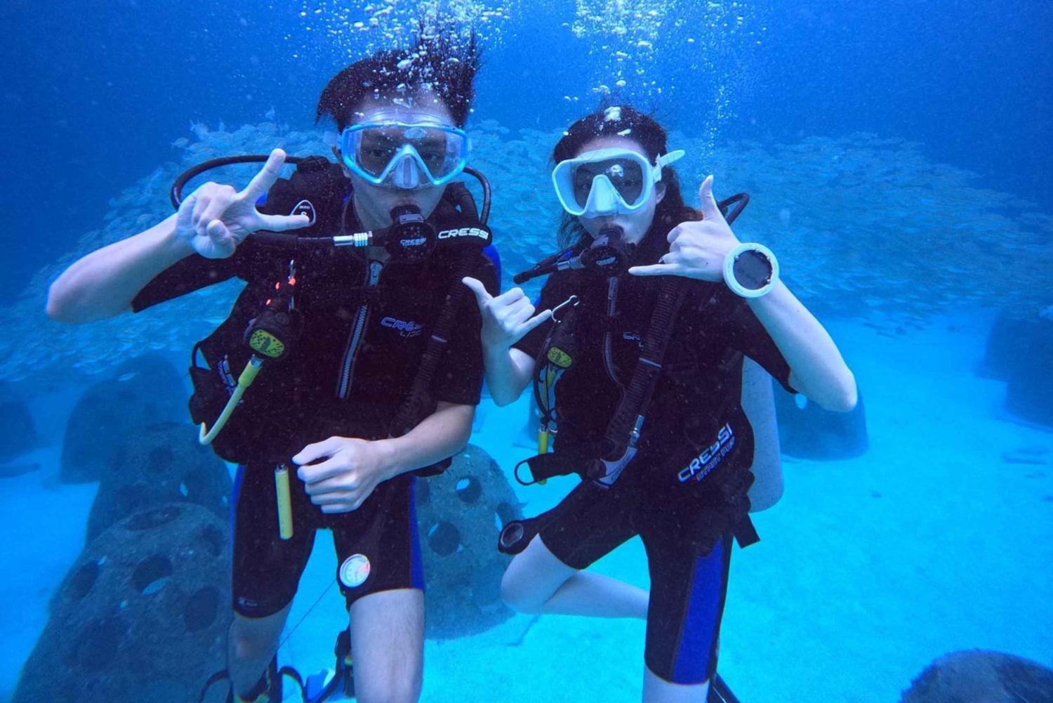 푸켓 라차 제도 3 스쿠버 다이빙 보트 여행 PADI GoPro