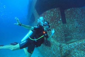 푸켓 라차 제도 3 스쿠버 다이빙 보트 여행 PADI GoPro