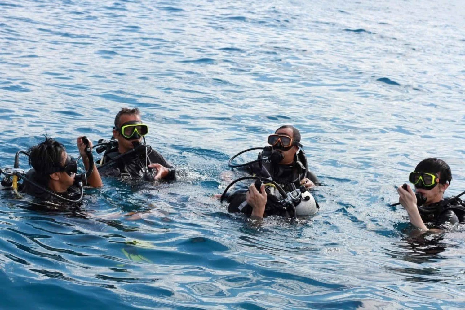 プーケット：ラチャヤイ島 2ダイブまたはシュノーケリングツアー（送迎付き）