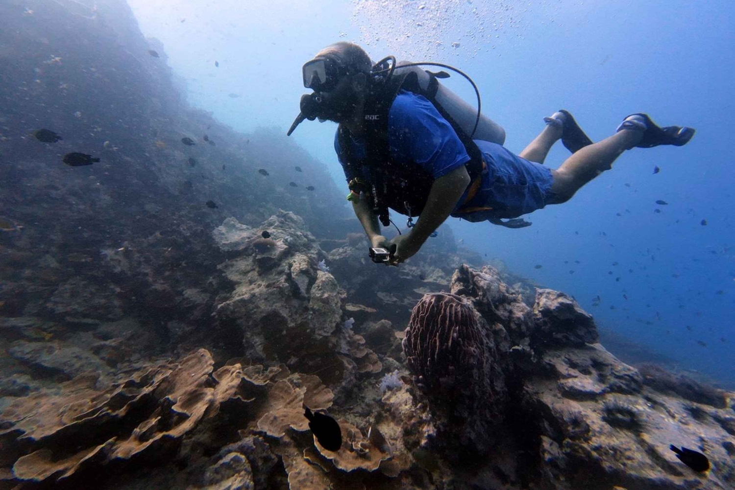 Phuket: Racha Yai 2-Fun Dives of snorkeltrip met transfer