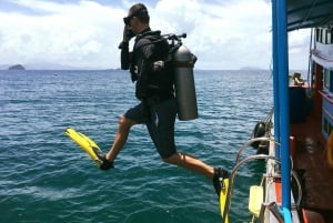 Phuket: Racha Yai 2-morsomme dykk eller snorkeltur med transport