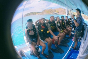 Phuket: Racha Yai 2-Fun Dives of snorkeltrip met transfer