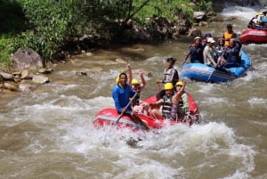 Phuket: Raftingäventyr 5KM + ATV 30min + Flying Fox