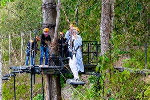 Phuket: Expedição de tirolesa ecológica na floresta tropical