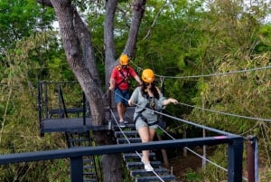 Phuket: Expedição de tirolesa ecológica na floresta tropical