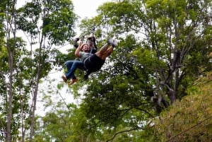 Phuket: Expedição de tirolesa ecológica na floresta tropical