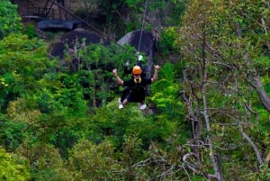 Phuket: Expedição de tirolesa ecológica na floresta tropical