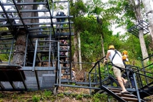 Phuket: Expedição de tirolesa ecológica na floresta tropical