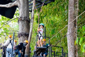 푸켓 열대우림 에코 짚라인 탐험