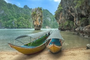 Phuket: Samed Nangshe i Phannga Bay Canoe Trip z bufetem