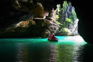 Phuket: Canoa di mare e plancton incandescente con un tour in catamarano veloce