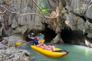 Phuket: Canoa di mare e plancton incandescente con un tour in catamarano veloce