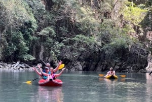 Phuket: Canoa di mare e plancton incandescente con un tour in catamarano veloce