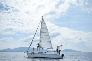 プーケットプライベートセイルツアーで秘密のサンゴ礁発見