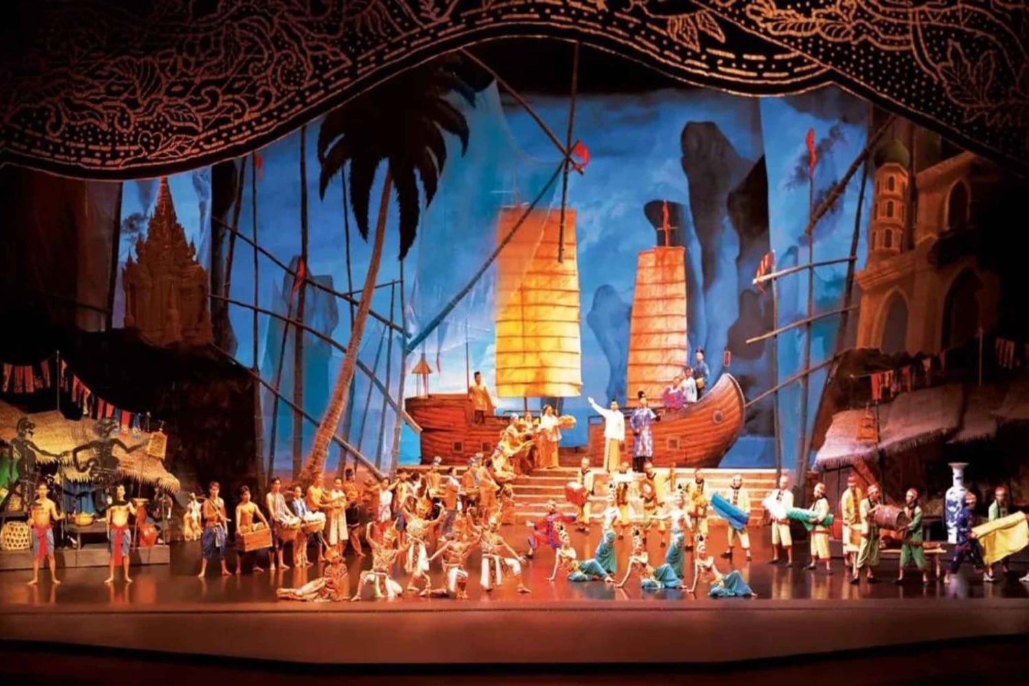 プーケット：サイアム ニラミット + ビュッフェ ディナー + 送迎