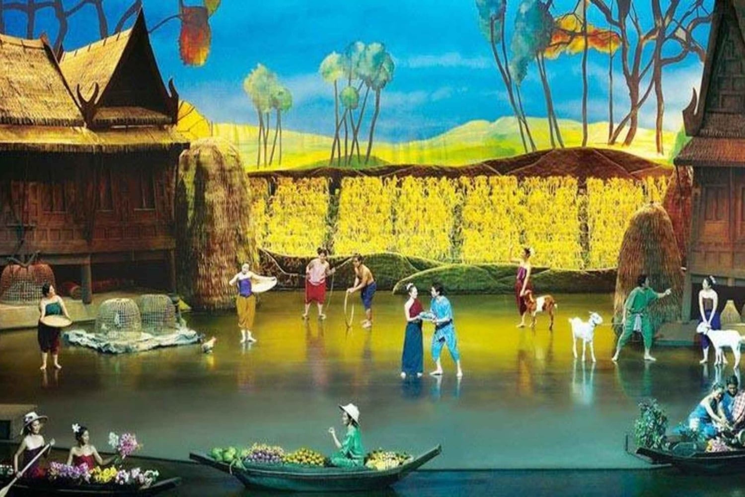 プーケット：サイアム ニラミット + ビュッフェ ディナー + 送迎